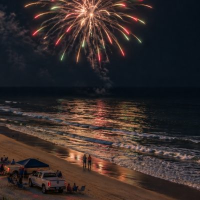 New Year’s Eve at Crystal Beach: Fireworks and Coastal Charm